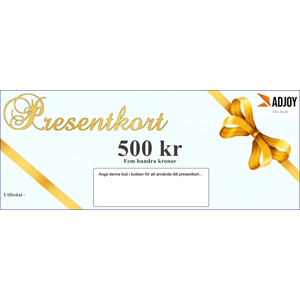 Presentkort 500 kr