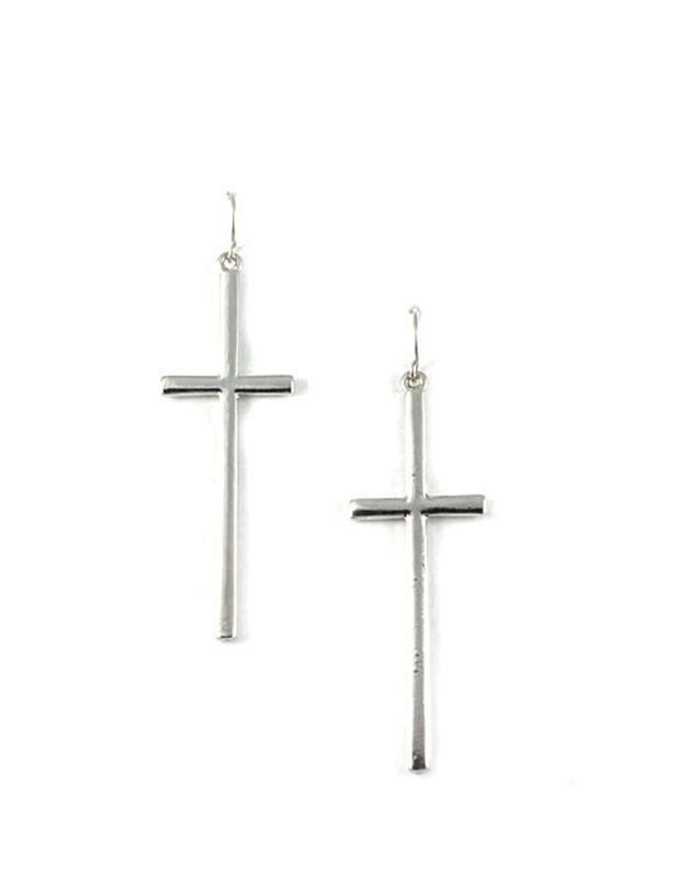 Örhängen - Cross Spot Earring Silver