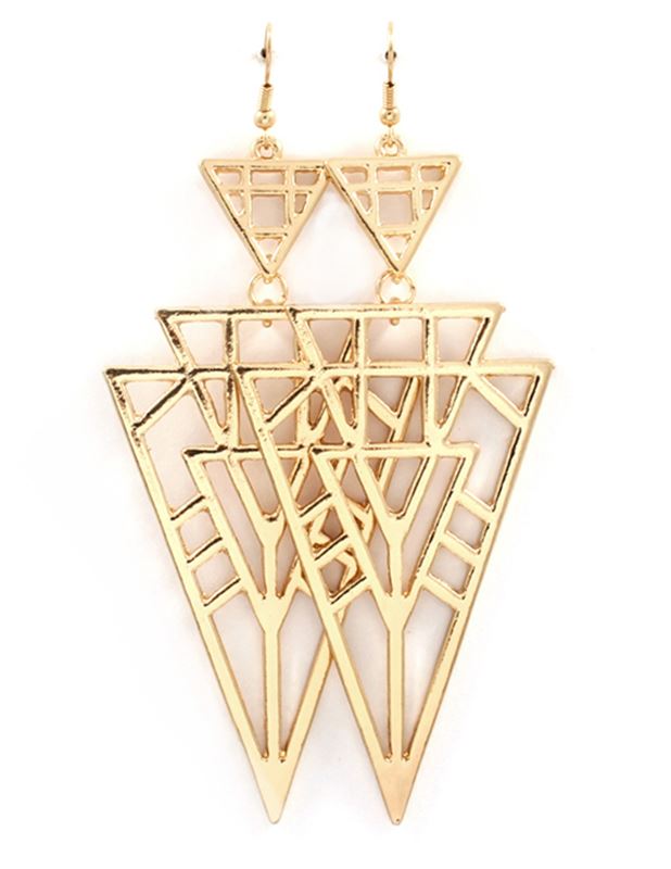 Örhängen - Geometric Shape Earring Gold