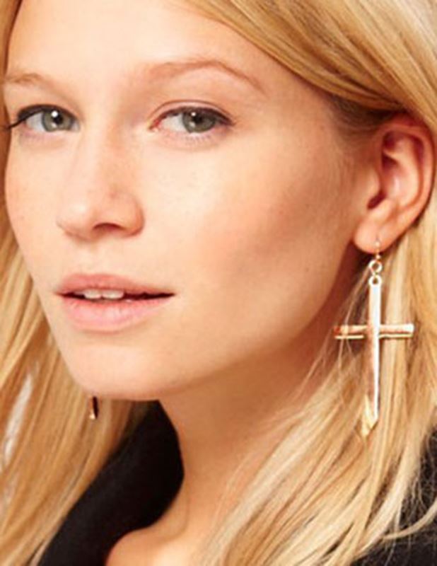 Örhängen - Cross Fade Gold Earring