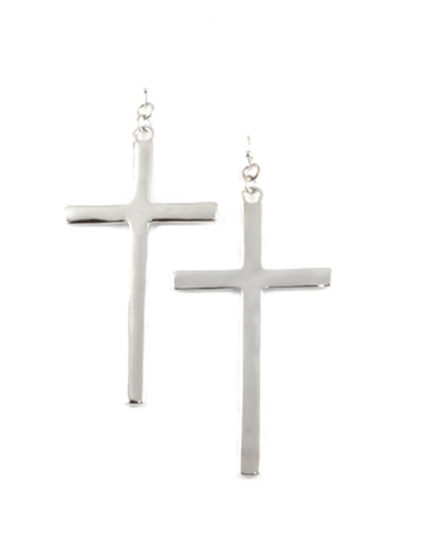 Örhängen - Cross Fade Silver Earring