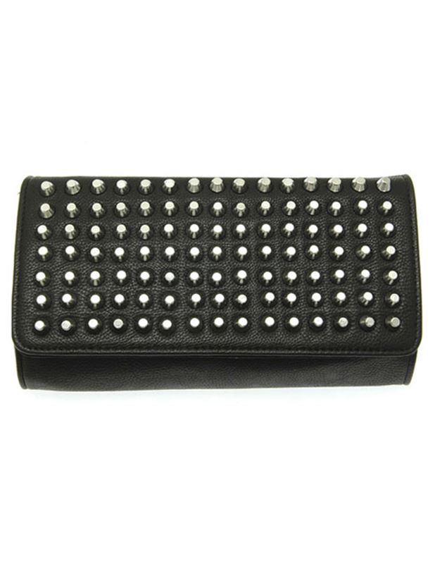 Väskor - Fashion Rivet Stud Black Clutch