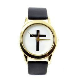 Klockor - Cross Print Black Watch