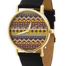 Klockor - Aztek Print Black Watch