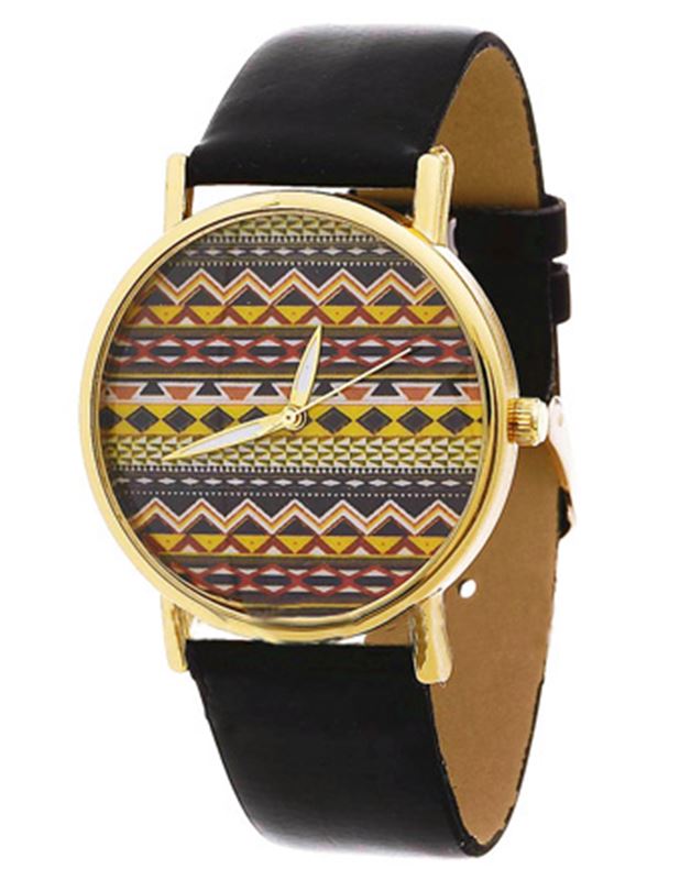 Klockor - Aztek Print Black Watch