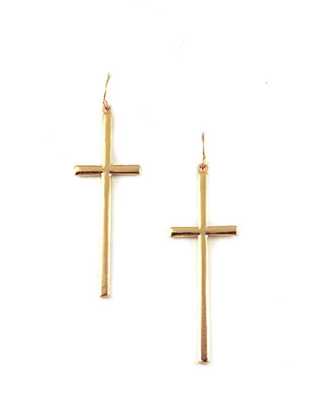 Örhängen - Cross Spot Earring Gold