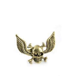 Rea - Skull Antique Gold Ring