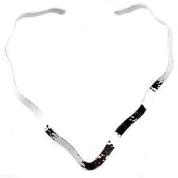 Halsband - Wave Collar Silver Necklace