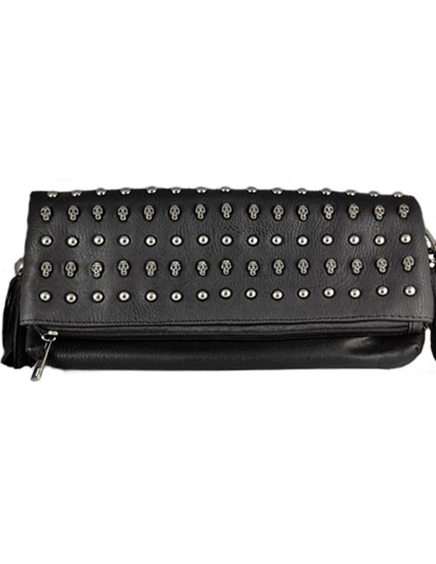 Väskor - Skull Beat Clutch Bag Black