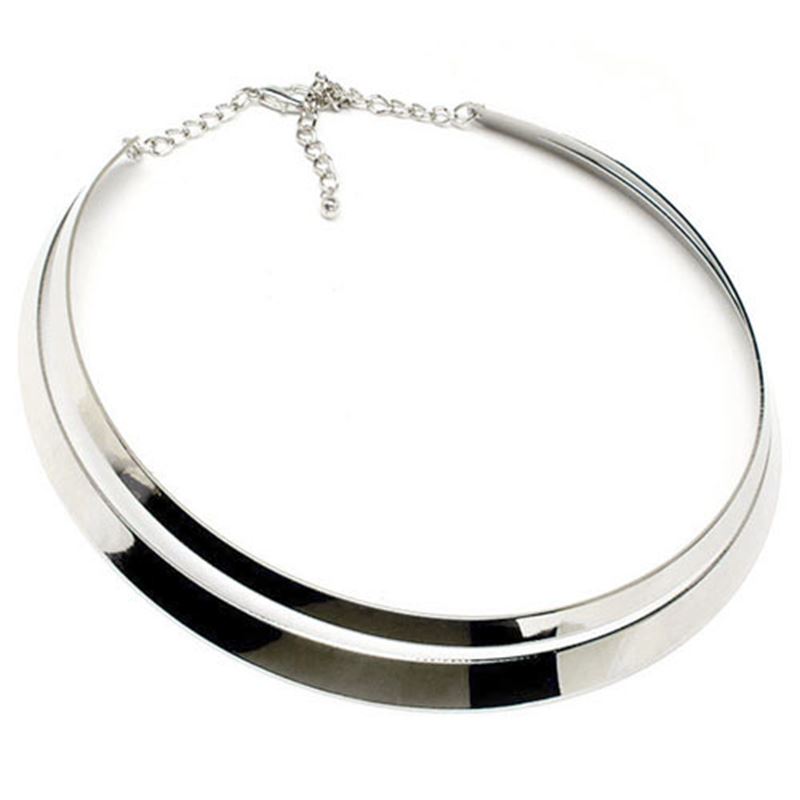 Halsband - Halo Silver Collar Necklace