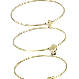 Armband - Three Symbol Gold Bracelet