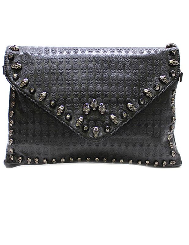 Väskor - Skull Rivet Black Fancy Bag