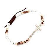 Rea - Solid Cross Copper Bracelet