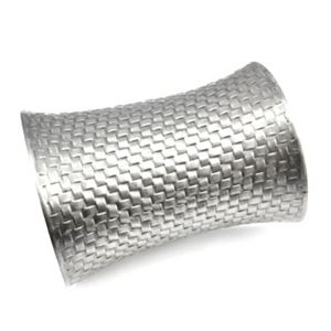 Armband - Square Silver Cuff Bracelet