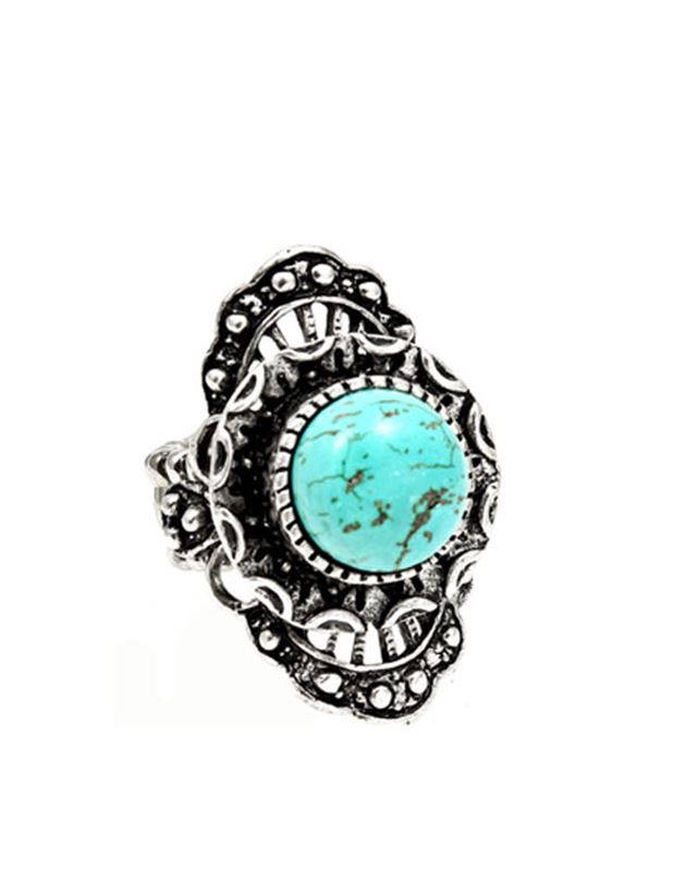 Ringar - Velvet Fashion Turquoise Ring